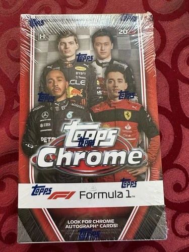 2022 Topps Chrome F1 Formula 1 Racing Hobby Box Factory Sealed