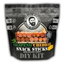 Bearded Butchers Jalapeño Cheddar Snack Sticks DIY Kit – Make Delicious Homemade