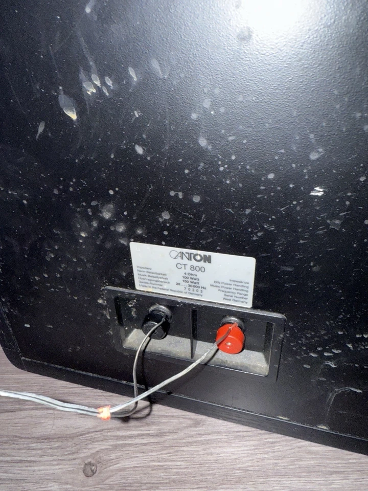 2x Canton Boxen 1x Denon Verstärker Receiver mit Fernbedienung TOP - Bild 3 von 4