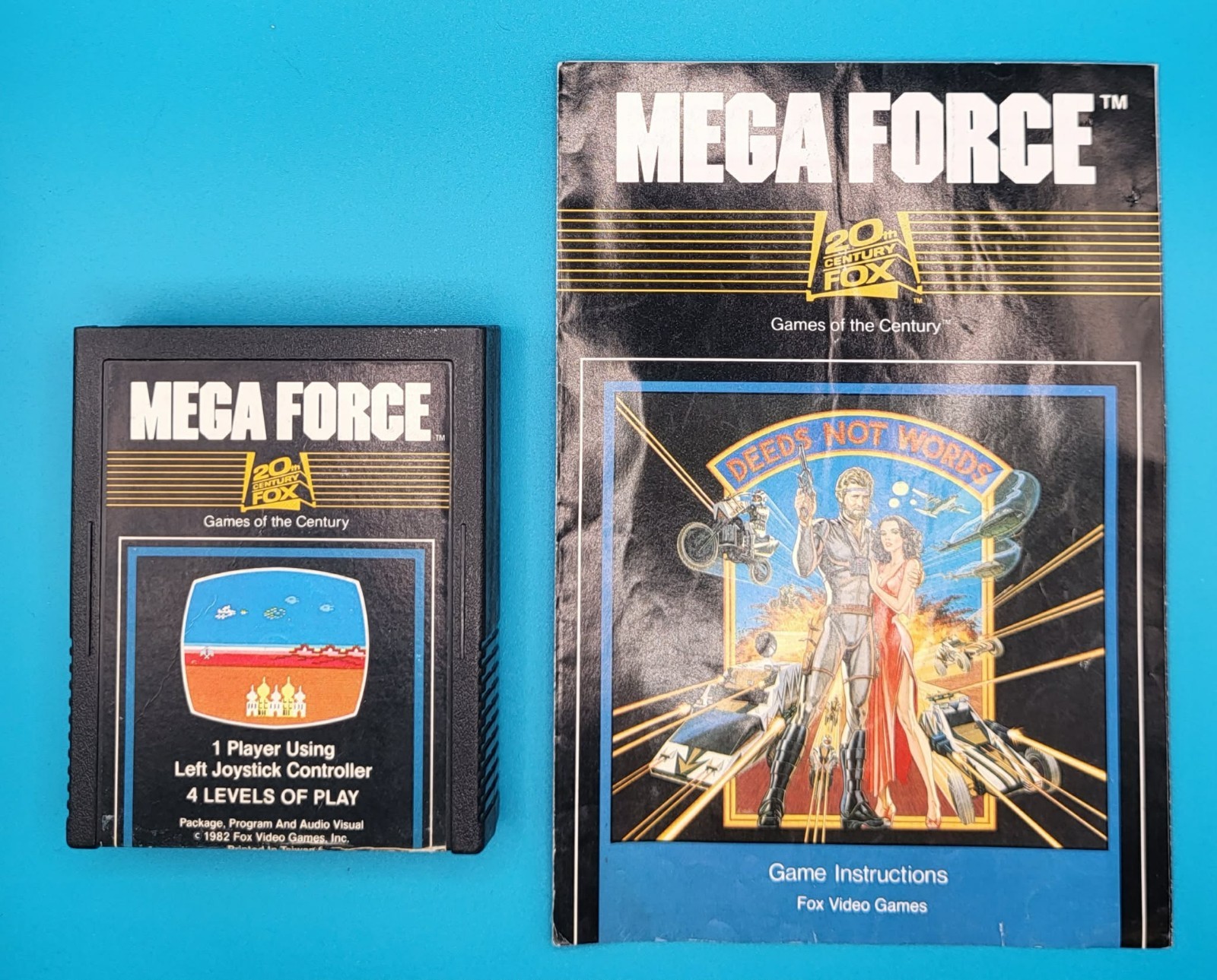 Atari 2600 Megaforce Mega Force With Manual Tested