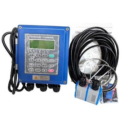 Ultrasonic Liquid Flowmeter Digital Ultrasonic Flow Meter with TS-2 DN25mm-100mm