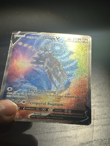 Origin Forme Dialga V (Alternate Full Art) 177/189 Swsh10: Astral Radiance Holo - Picture 9 of 13