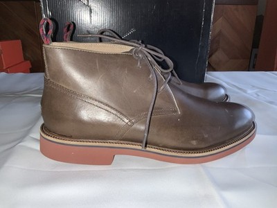 Polo Ralph Lauren Men s Brown Leather Chukka Boots Size 10.5