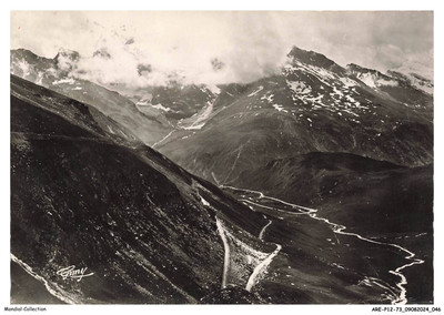 AREP12-0796-73 - COL DE L'ISERAN - La descente sur bonneval sur arc et les gla