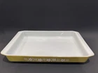 NICE Vintage Pyrex Crazy Daisy Spring Blossom Green 933 Lasagna Baking Dish LOOK