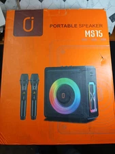 JYX MS75 Portable Speaker Outdoor Liver Karaoke Including Microphones Brand New
