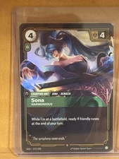 073/298 x3 SONA-HARMONIOUS CHAMPION UNIT RIFTBOUND LEAGUE OF LEGENDS RARE FOIL