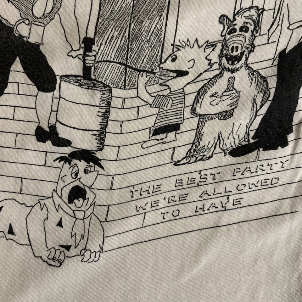 Camiseta De Colección Universidad De Virginia Años 80 90 Alf George Washington Barril Fiesta Foto 4 de 4