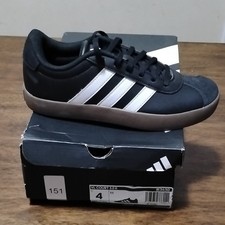 adidas VL Court 3.0 K Unisex Kids Sneakers Black/White US 4 IE3630