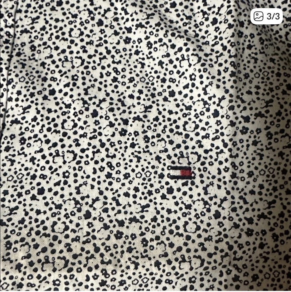 CAMISA MASCULINA AUTÊNTICA TOMMY Hilfiger manga longa ajuste personalizado tamanho G nova com etiquetas - Imagem 3 de 3