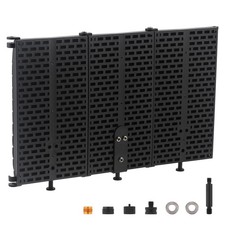 Foldable 3 Panel Microphone Isolation Shield with High Density Foam for Studio