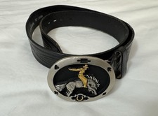 Wrangler Genuine Leather Boys Western Rodeo Brown Belt