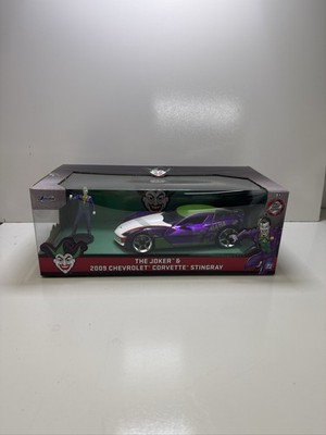 Jada 1:24 Joker 2009 Corvette Stingray DC Comics Diecast