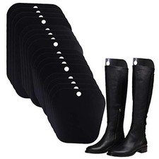 16 Pieces 8 Pairs Reusable Boot Shaper Form Inserts Boots Tall 16 inch Black