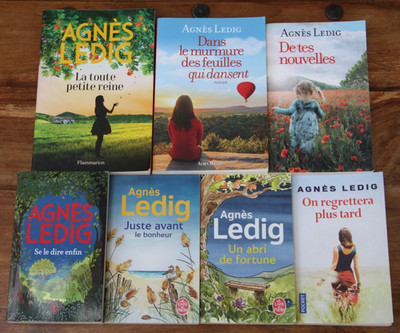 AGNES LEDIG - SET MIT 7 BÜCHERN - DIE GANZ KLEINE KÖNIGIN / SICH ENDLICH SAGEN - 2017/24