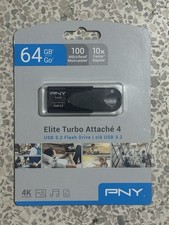 PNY 64GB USB 3.0 Flash Drive Black/Grey