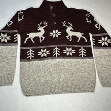 Amongst Others American Legacy Reindeer Fair Isle Sweater - Men's M