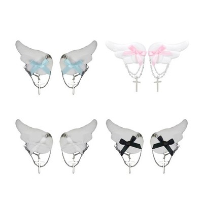 Y2K Cool Girl Hair Clip Non-slip Bowknot Animation Hair Pins Women Hair Jewelry