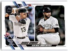 2021 Topps Update Jordan Sheffield/Alan Trejo Colorado Rockies #US16