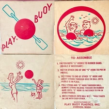 Vintage "Play Buoy"-Large Yellow Styrofoam Ball Buoy-For Play Or Work-Crabbing