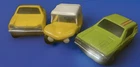 3 Vintage Tonka Pressed Steel Race Cars (1970s): Gremlin, Pinto, & Dune Buggy