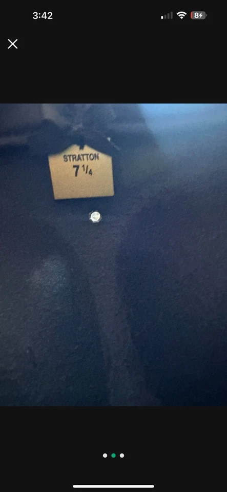 Sombrero de campaña de fieltro Stratton 7 1/4 Foto 2 de 3