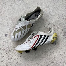 Adidas Predator Powerswerve SG 013634 White Football Boots Cleats US12 UK11 EU46