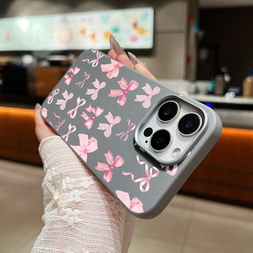 Cute Bow Phone Case For iPhone 16 Pro Max 15 Plus 14 13 12 11 Shockproof Cover - Picture 7 of 19