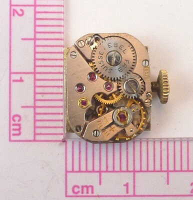 Mouvement Mécanique Vintage Ebel 50/2 - Pour Montre Bracelet Pièces Ou Réparation