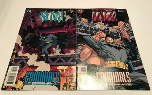 Batman: Legends of The Dark Knight #69 & 70, "CRIMINALS," 1995 DC Comics; Exc