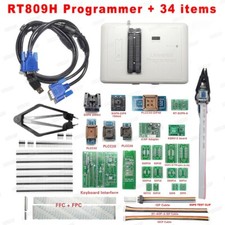 Original New RT809H Universal Programmer EMMC-Nand FLASH Programmer + 34 Items