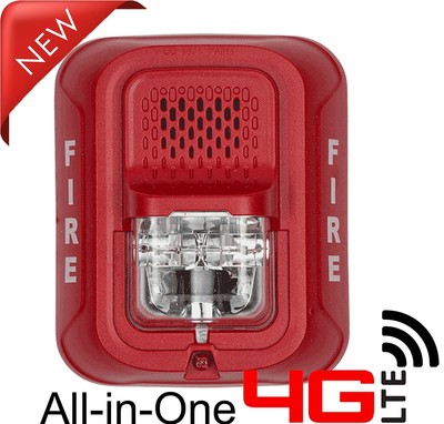 AES 4G LTE Mobile Cellular Battery Powered Fire Strobe All-in-One Spy Camera