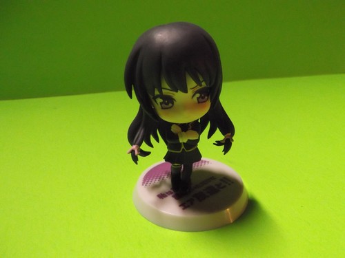 #986 Unknown Anime Girl With Black Hair Dark Green Skirt Suit 2.5"in Figure 2012 - 第 2/11 張圖片