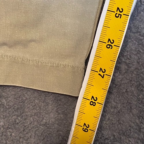 BHS Trousers men's 34W 29L beige Tapered casual pants 34x30 - Picture 9 of 10