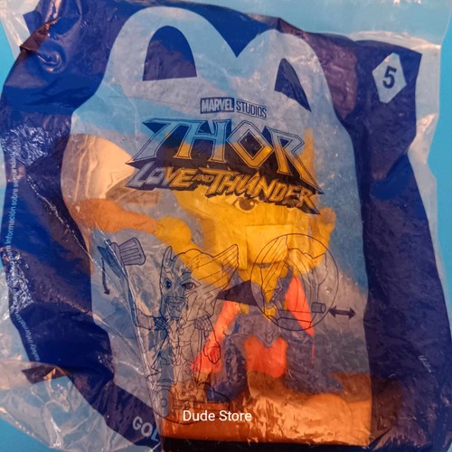 THOR Love And Thunder McDonald’s Happy Meal - Giocattolo #5 Golden Armor Thor 2022 Nuovo - Foto 5 di 6