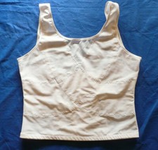 Women's Unbranded Camisole White Hook and Loop Actual Measurements EUC