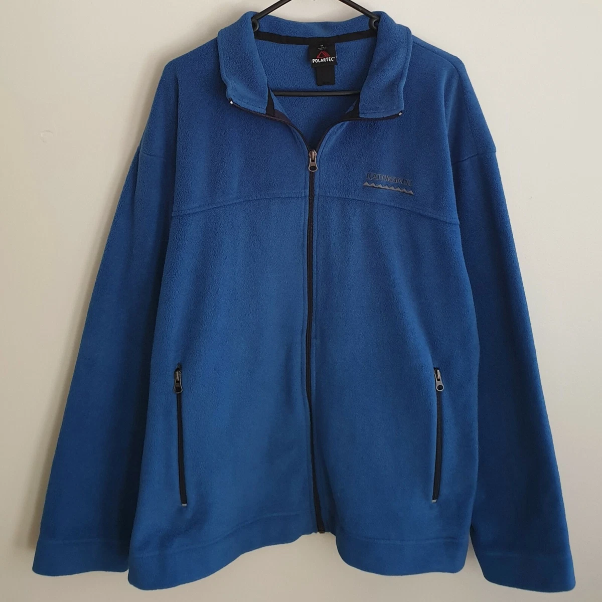 Vintage 90s Style KATHMANDU POLARTEC Fleece Zip Jumper Jacket - Medium -  Street