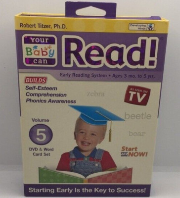 Your Baby Can Read Early Reading System DVD Robert Titzer Ph.D Volume 5