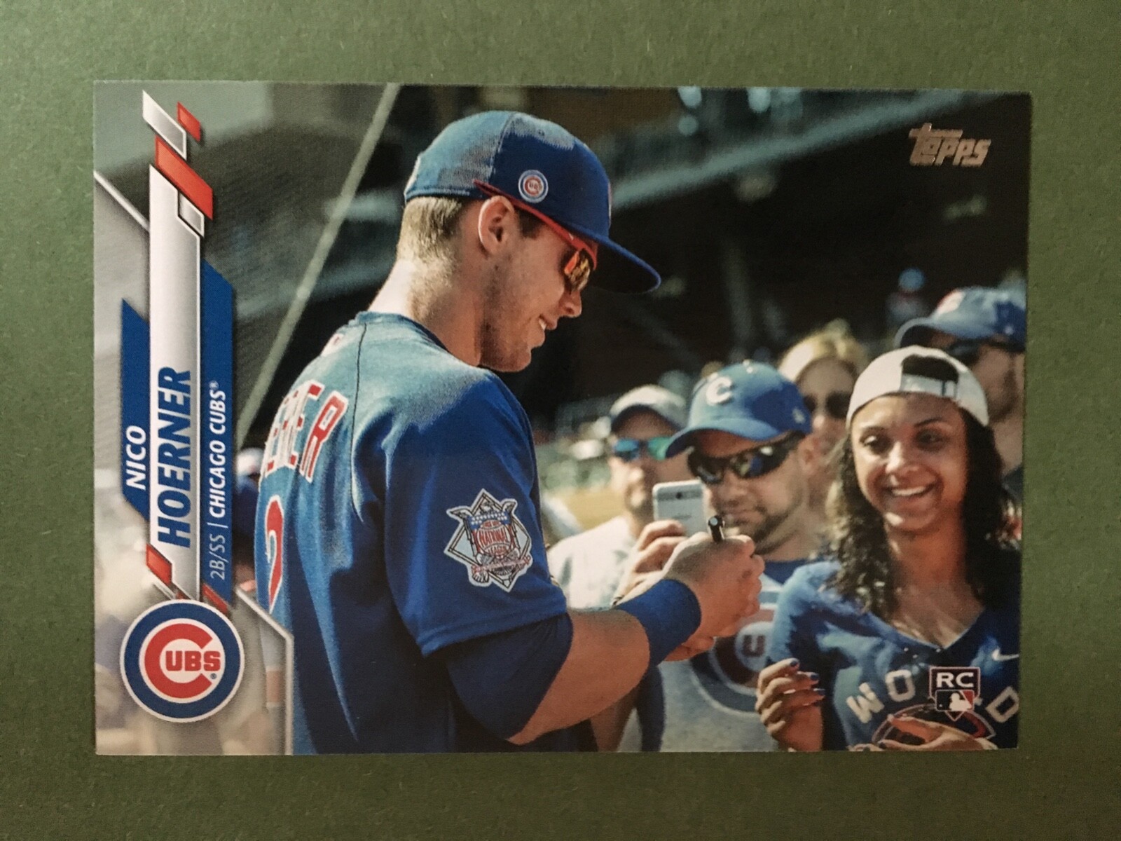 2020 Topps Update #U-251 Nico Hoerner RC Photo Variation SP Parallel Cubs