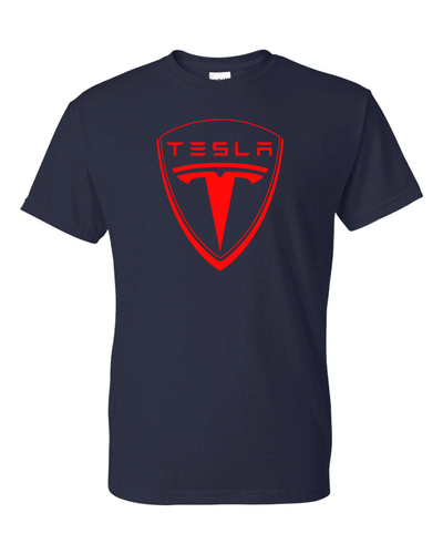 Tesla Emblem T-Shirt - All Colors + Design Colors + Sizes S-5XL & Youth Kids - Picture 11 of 11