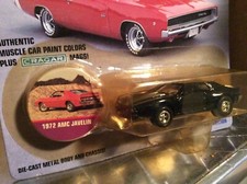 1972 AMC javelin black mucsle cars USA 1996 JL JOHNNY LIGHTNING 1/64