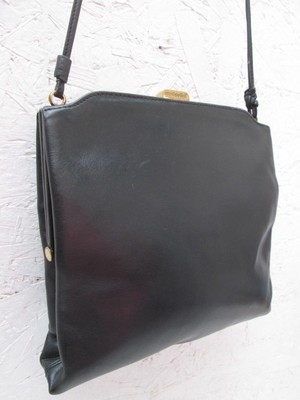 Sac à Main Vintage GOLD/PFEIL En Cuir Véritable - Années 60 - Style Rétro Italien - État Occasion Vérifié