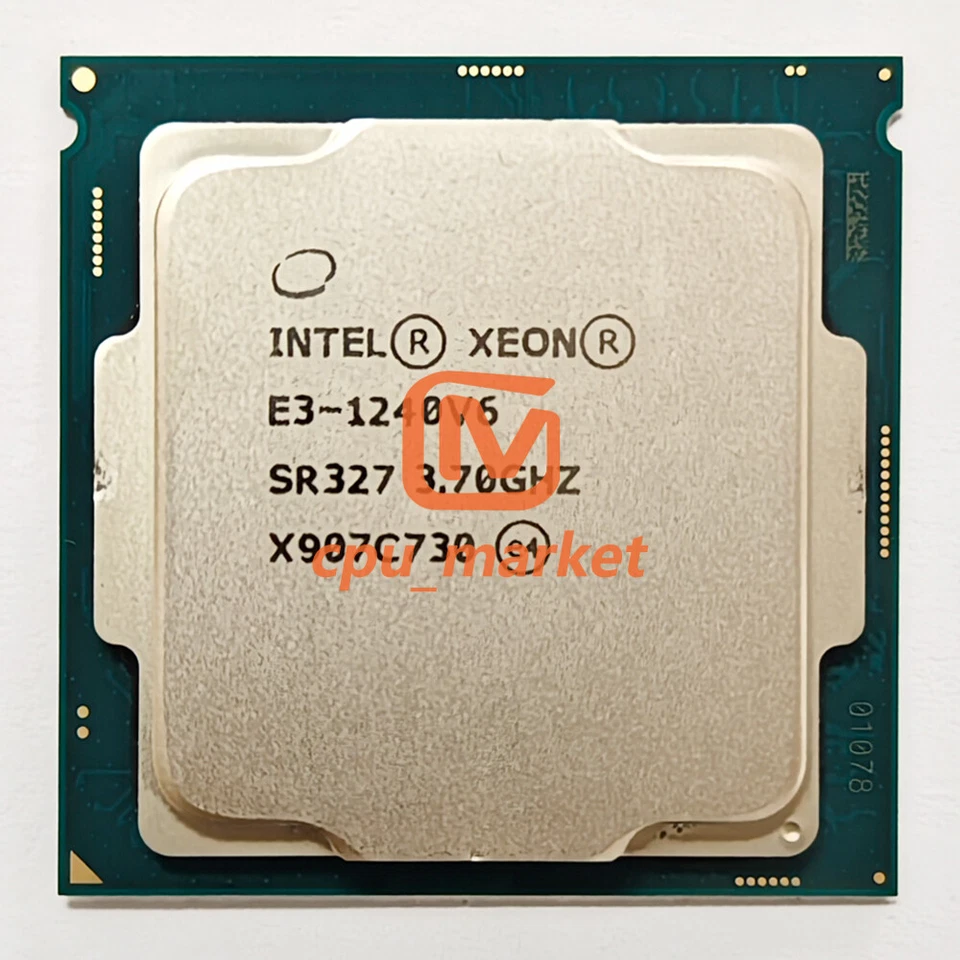 Intel Xeon E3-1240 v6 SR327 4 Cores 3.7GHz 8MB LGA1151 CPU Processor - Image 2 of 3