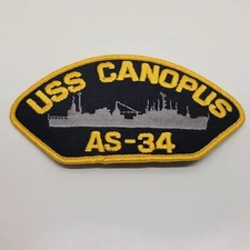 VTG USS Canopus AS-34 US Navy Submarine Tender Ship Patch Decommissioned