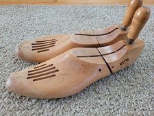 VINTAGE Pair of MILLER Wooden SHOE STRETCHERS O.A.M.C.O.