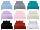 100% Brushed Cotton Flannelette Duvet Quilt Cover Bedding Set with Pillowcase