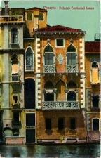 Old postcard AK VENICE Palazzo Contarini Fasan ITALY (497410)