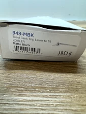 Jaclo 948-MBK Toilet Tank Trip Lever to Fit KOHLER, Matte Black