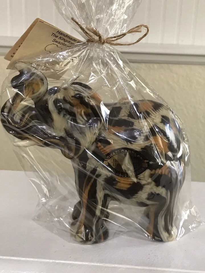 Vintage Swazi Africa Elephant Candle Wax . - Image 3 of 4