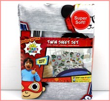 Franco RYAN'S WORLD Sheet Set - RYAN SUPER HERO Red Titan - TWIN   NEW  